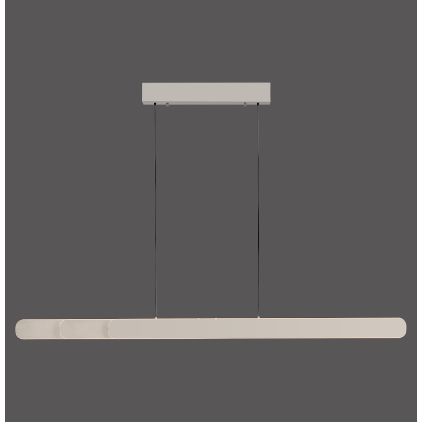 Schöner Wohnen 12577-39 - Lampada a sospensione LED dimmerabile su cavo ADRIANA ROUND 2xLED/24W/230V 2700/3000/3500/4000/5000K 160 cm grigio