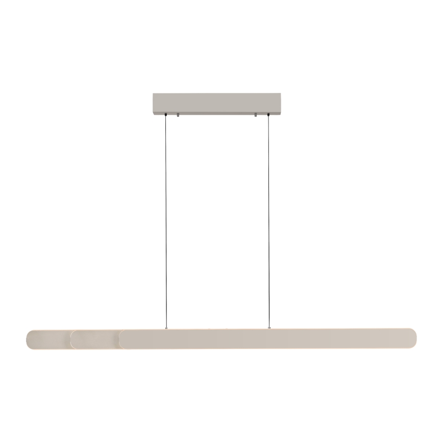 Schöner Wohnen 12577-39 - Lampada a sospensione LED dimmerabile su cavo ADRIANA ROUND 2xLED/24W/230V 2700/3000/3500/4000/5000K 160 cm grigio