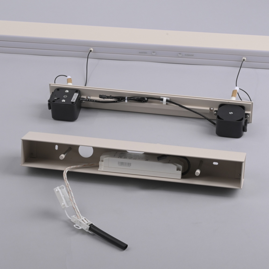 Schöner Wohnen 12577-39 - Lampada a sospensione LED dimmerabile su cavo ADRIANA ROUND 2xLED/24W/230V 2700/3000/3500/4000/5000K 160 cm grigio