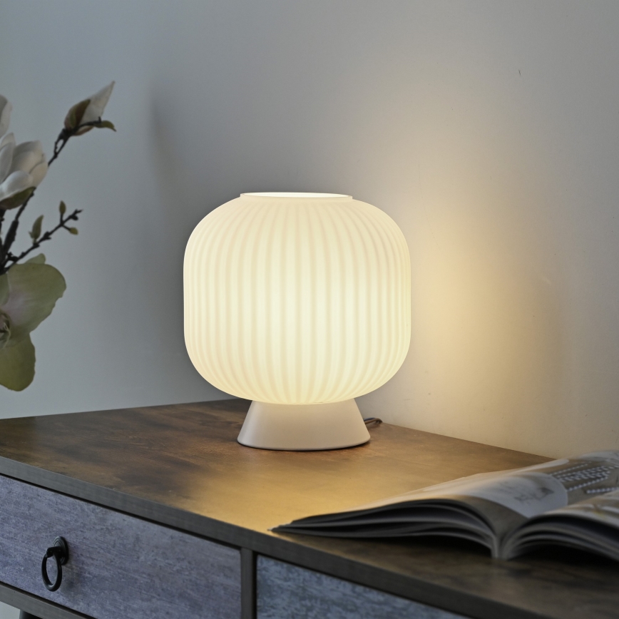 Schöner Wohnen 13573-16 - Lampada da tavolo NAMI 1xE27/25W/230V bianca