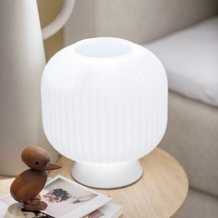 Schöner Wohnen 13573-16 - Lampada da tavolo NAMI 1xE27/25W/230V bianca