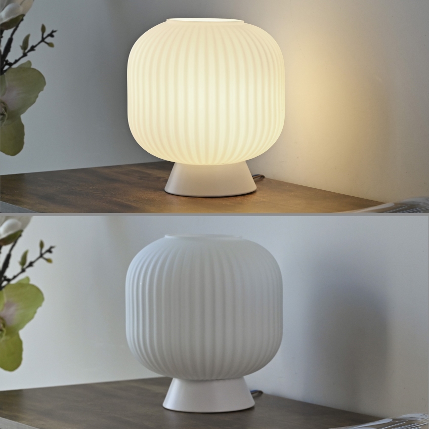 Schöner Wohnen 13573-16 - Lampada da tavolo NAMI 1xE27/25W/230V bianca