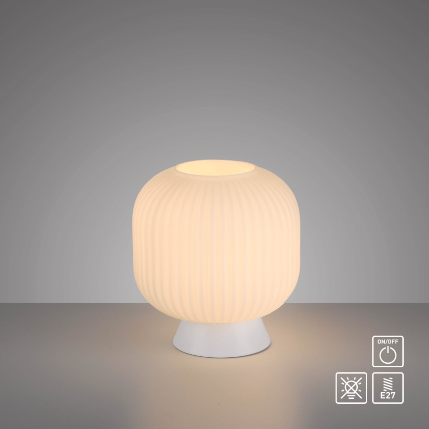 Schöner Wohnen 13573-16 - Lampada da tavolo NAMI 1xE27/25W/230V bianca