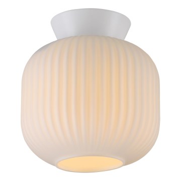 Schöner Wohnen 13574-16 - Plafoniera NAMI 1xE27/25W/230V Ø 20 cm bianca