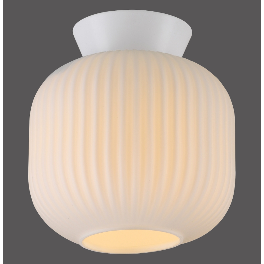 Schöner Wohnen 13574-16 - Plafoniera NAMI 1xE27/25W/230V Ø 20 cm bianca