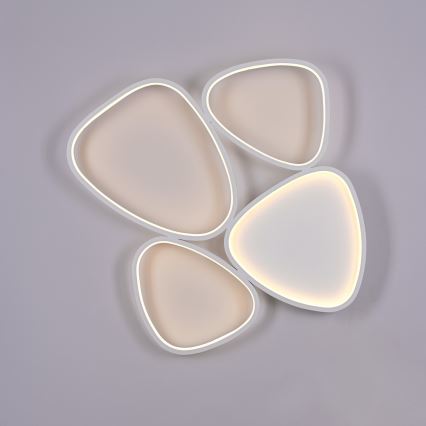 Schöner Wohnen 14038-16 - Plafoniera a LED dimmerabile PEBBLES LED/35,5W/230V bianca