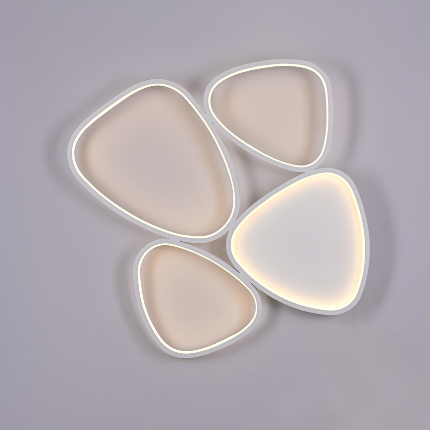 Schöner Wohnen 14038-16 - Plafoniera a LED dimmerabile PEBBLES LED/35,5W/230V bianca