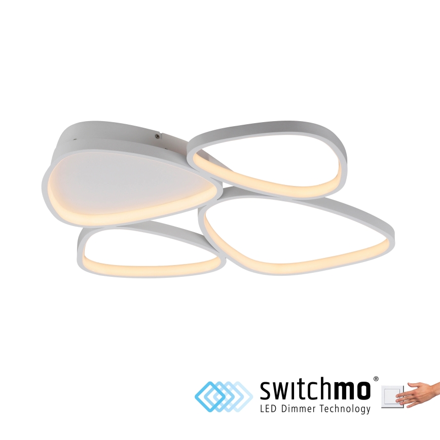 Schöner Wohnen 14038-16 - Plafoniera a LED dimmerabile PEBBLES LED/35,5W/230V bianca