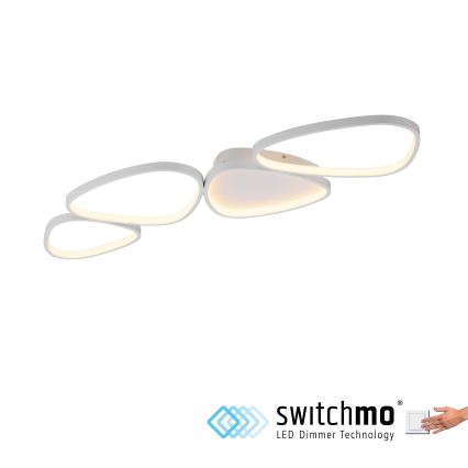Schöner Wohnen 14039-16 - Plafoniera dimmerabile a LED PEBBLES LED/35,5W/230V bianca