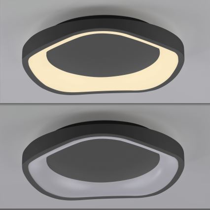 Schöner Wohnen 14233-18 - Plafoniera dimmerabile a LED MONTA LED/21W/230V Ø 40 cm nera