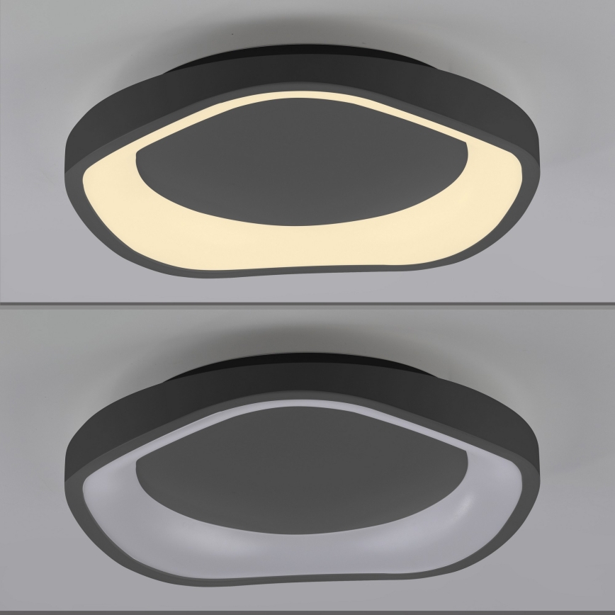 Schöner Wohnen 14233-18 - Plafoniera dimmerabile a LED MONTA LED/21W/230V Ø 40 cm nera