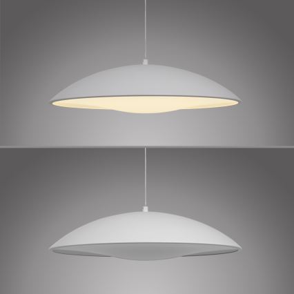 Schöner Wohnen 14606-16 - Lampadario sospeso dimmerabile su cavo LENTE LED/17W/230V Ø 40 cm bianco