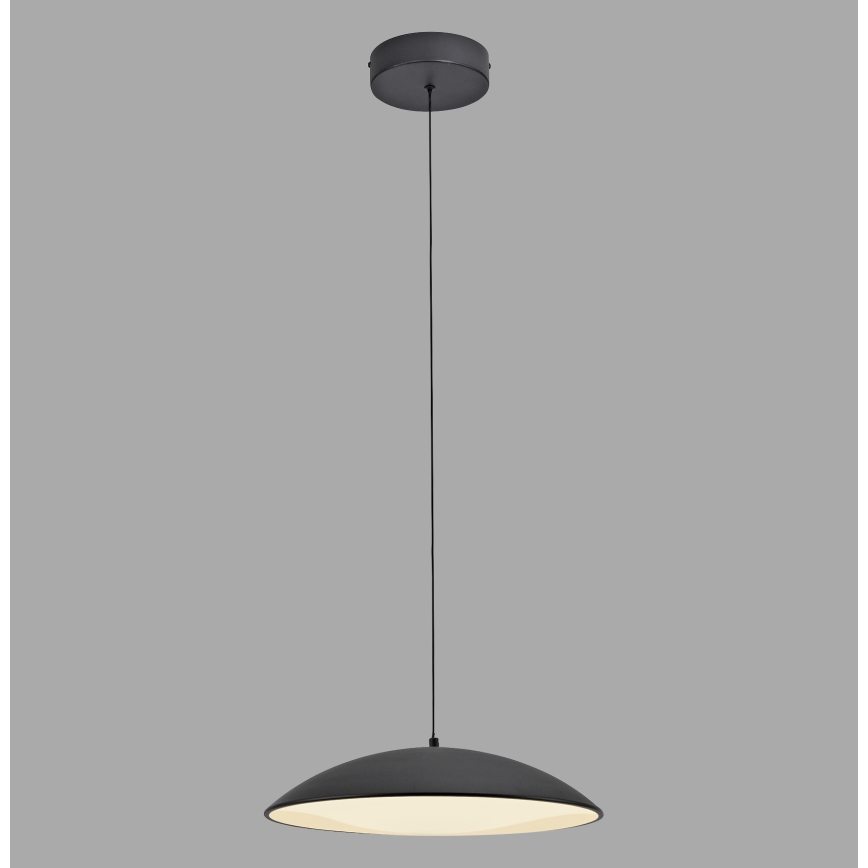 Schöner Wohnen 14606-18 - Lampada a sospensione dimmerabile con cavo LENTE LED/17W/230V Ø 40 cm nero