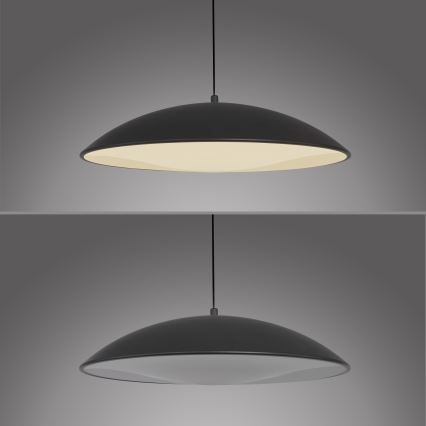 Schöner Wohnen 14606-18 - Lampada a sospensione dimmerabile con cavo LENTE LED/17W/230V Ø 40 cm nero