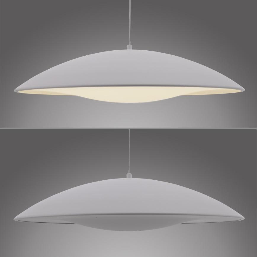 Schöner Wohnen 14607-16 - sospensione dimmerabile su cavo LENTE LED/23W/230V Ø 50 cm bianco