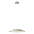 Schöner Wohnen 14607-16 - sospensione dimmerabile su cavo LENTE LED/23W/230V Ø 50 cm bianco