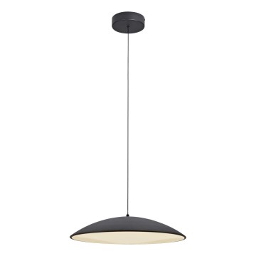 Schöner Wohnen 14607-18 - Lampadario dimmerabile a sospensione su cavo LENTE LED/23W/230V Ø 50 cm nero