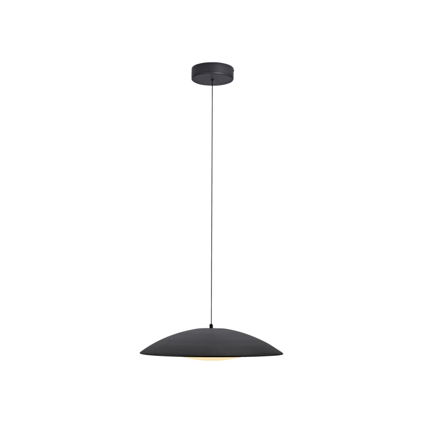 Schöner Wohnen 14607-18 - Lampadario dimmerabile a sospensione su cavo LENTE LED/23W/230V Ø 50 cm nero