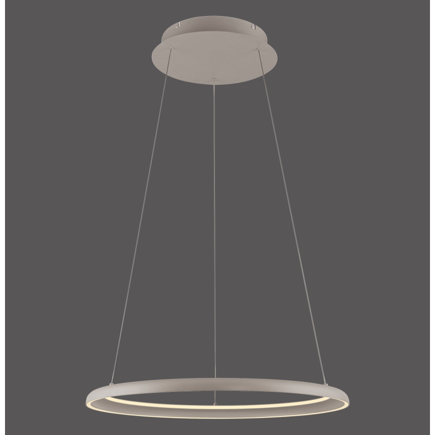Schöner Wohnen 15570-39 - Lampada a sospensione dimmerabile con cavo QUILLO LED/36W/230V, Ø 60 cm, grigio