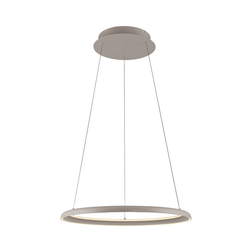 Schöner Wohnen 15570-39 - Lampada a sospensione dimmerabile con cavo QUILLO LED/36W/230V, Ø 60 cm, grigio