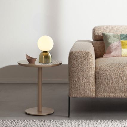 Schöner Wohnen 19218-12 - Lampada da tavolo ricaricabile dimmerabile a sfioramento RUDI LED/1,2W/5V 3000-6000K 1200 mAh dorata