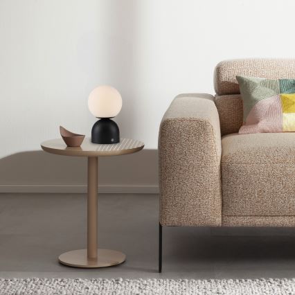 Schöner Wohnen 19218-18 - Lampada da tavolo ricaricabile LED dimmerabile con controllo touch RUDI LED/1,2W/5V 3000-6000K 1200 mAh nera