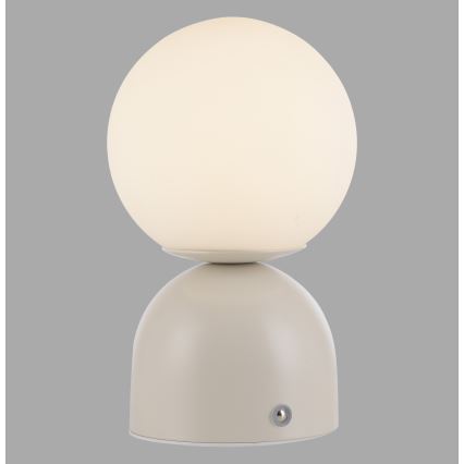 Schöner Wohnen 19218-39 - Lampada da tavolo ricaricabile LED dimmerabile a sfioramento RUDI LED/1,2W/5V 3000-6000K 1200 mAh grigio