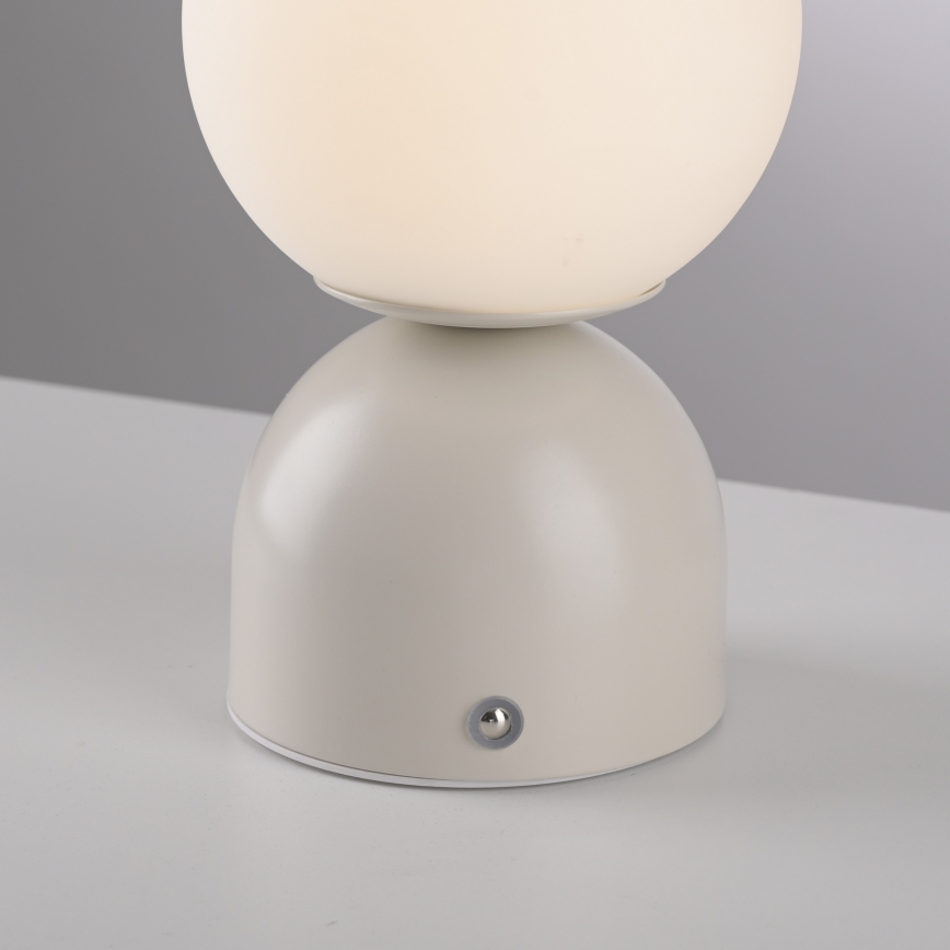 Schöner Wohnen 19218-39 - Lampada da tavolo ricaricabile LED dimmerabile a sfioramento RUDI LED/1,2W/5V 3000-6000K 1200 mAh grigio