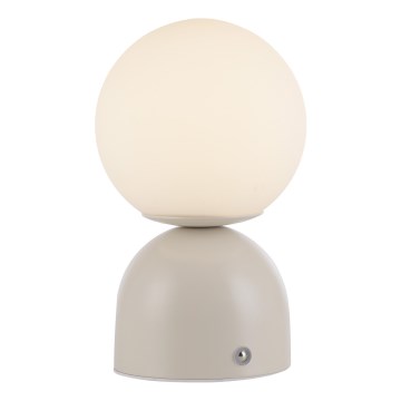 Schöner Wohnen 19218-39 - Lampada da tavolo ricaricabile LED dimmerabile a sfioramento RUDI LED/1,2W/5V 3000-6000K 1200 mAh grigio