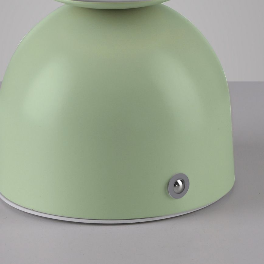 Schöner Wohnen 19218-43 - Lampada da tavolo ricaricabile dimmerabile a sfioramento RUDI LED/1,2W/5V 3000-6000K 1200 mAh verde