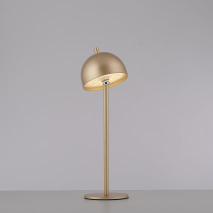 Schöner Wohnen 19244-12 - Lampada da tavolo da esterno ricaricabile a LED dimmerabile con comando touch BELLIS, LED/2,5W/5V, 2600 mAh, IP54, dorata