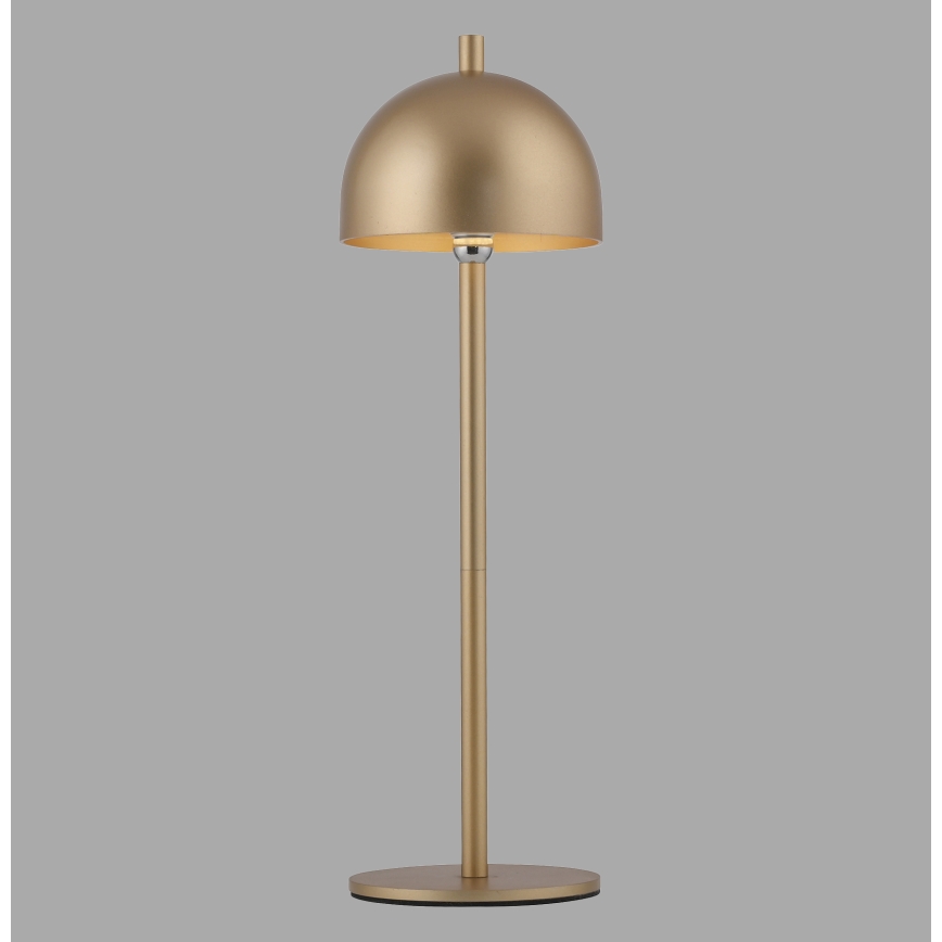 Schöner Wohnen 19244-12 - Lampada da tavolo da esterno ricaricabile a LED dimmerabile con comando touch BELLIS, LED/2,5W/5V, 2600 mAh, IP54, dorata