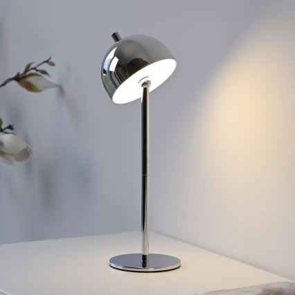 Schöner Wohnen 19244-17 - Lampada da tavolo da esterno LED ricaricabile dimmerabile a sfioramento BELLIS LED/2,5W/5V 2600 mAh IP54 cromo lucido