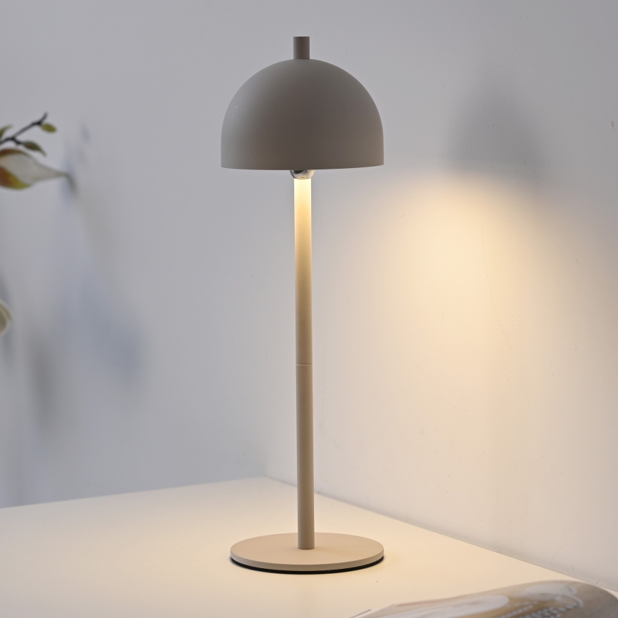 Schöner Wohnen 19244-39 - Lampada da tavolo da esterno ricaricabile a LED dimmerabile a sfioramento BELLIS LED/2,5W/5V 2600 mAh IP54 grigio