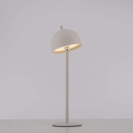 Schöner Wohnen 19244-39 - Lampada da tavolo da esterno ricaricabile a LED dimmerabile a sfioramento BELLIS LED/2,5W/5V 2600 mAh IP54 grigio