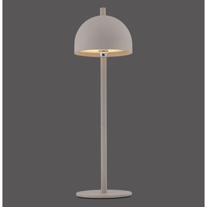 Schöner Wohnen 19244-39 - Lampada da tavolo da esterno ricaricabile a LED dimmerabile a sfioramento BELLIS LED/2,5W/5V 2600 mAh IP54 grigio