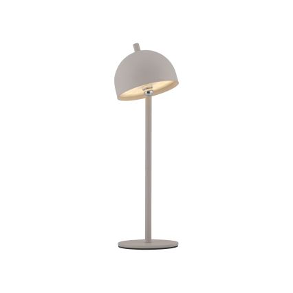 Schöner Wohnen 19244-39 - Lampada da tavolo da esterno ricaricabile a LED dimmerabile a sfioramento BELLIS LED/2,5W/5V 2600 mAh IP54 grigio