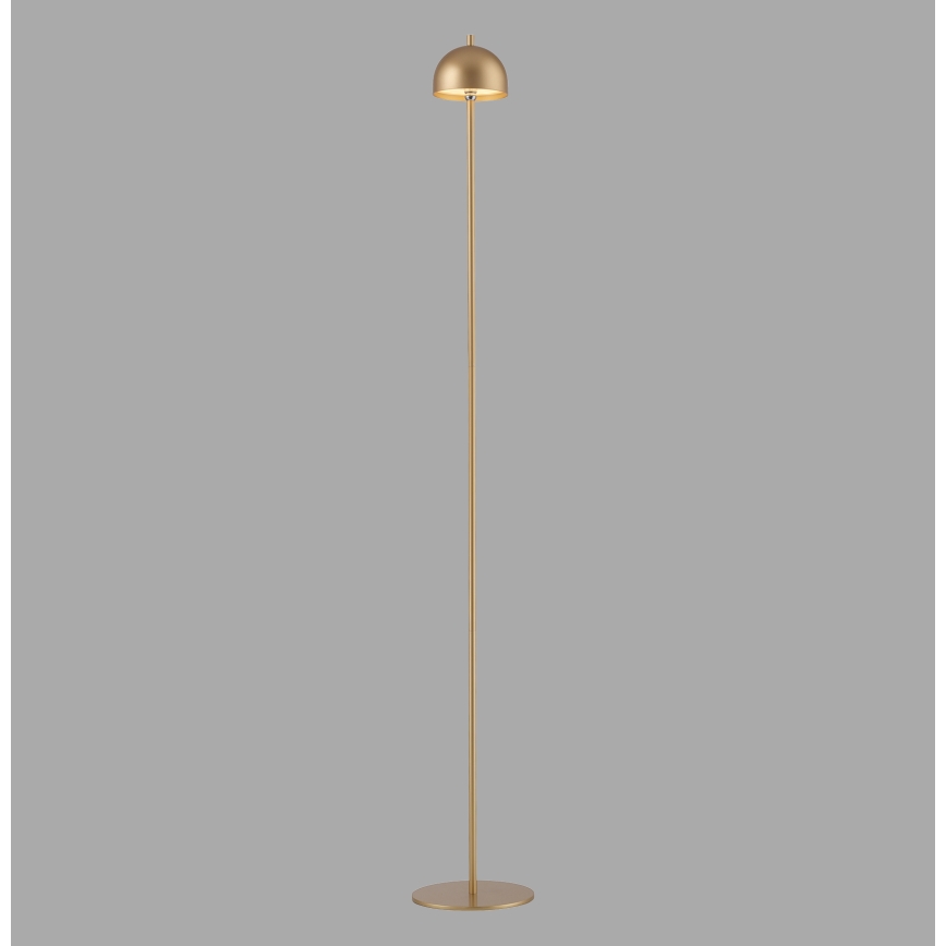 Schöner Wohnen 19245-12 - Lampada da terra ricaricabile da esterno BELLIS, dimmerabile a sfioramento, LED 2,5W/5V, 2600 mAh, IP54, dorata