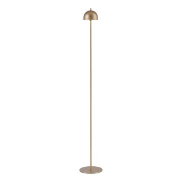 Schöner Wohnen 19245-12 - Lampada da terra ricaricabile da esterno BELLIS, dimmerabile a sfioramento, LED 2,5W/5V, 2600 mAh, IP54, dorata