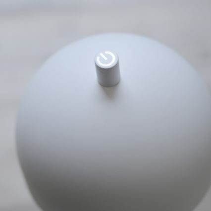 Schöner Wohnen 19245-16 - Lampada da terra per esterni ricaricabile a LED dimmerabile con comando a sfioramento BELLIS LED/2,5W/5V 2600 mAh IP54 bianco