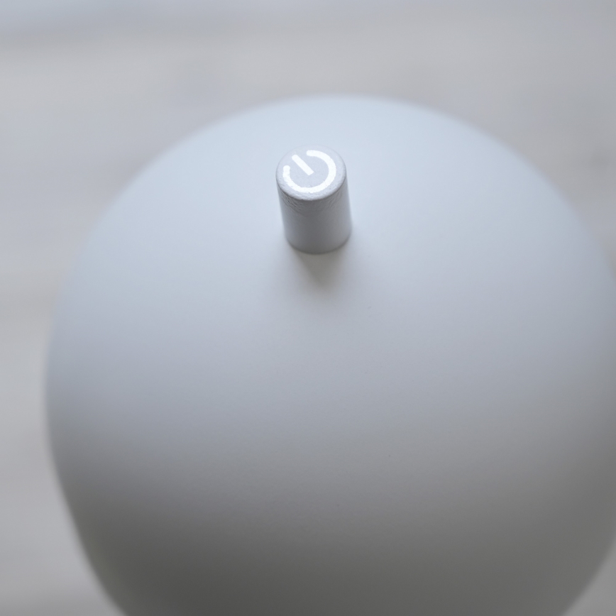 Schöner Wohnen 19245-16 - Lampada da terra per esterni ricaricabile a LED dimmerabile con comando a sfioramento BELLIS LED/2,5W/5V 2600 mAh IP54 bianco