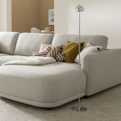 Schöner Wohnen 19245-17 - Lampada da terra per esterni ricaricabile dimmerabile a sfioramento BELLIS LED/2,5W/5V 2600 mAh IP54 cromo lucido