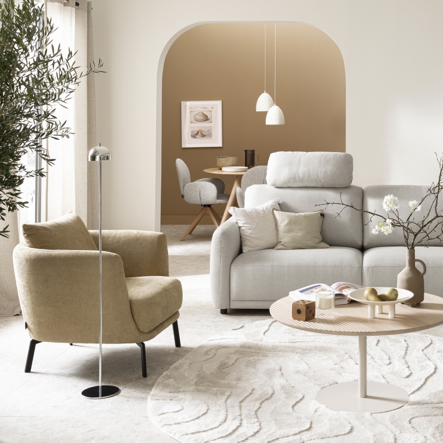 Schöner Wohnen 19245-17 - Lampada da terra per esterni ricaricabile dimmerabile a sfioramento BELLIS LED/2,5W/5V 2600 mAh IP54 cromo lucido