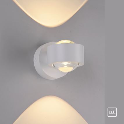 Schöner Wohnen 19331-16 - Applique LED CHIA 2xLED/2W/230V bianco