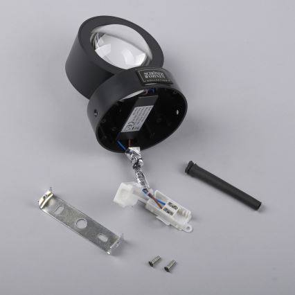Schöner Wohnen 19331-18 - Lampada da parete LED CHIA 2xLED/2W/230V, nero