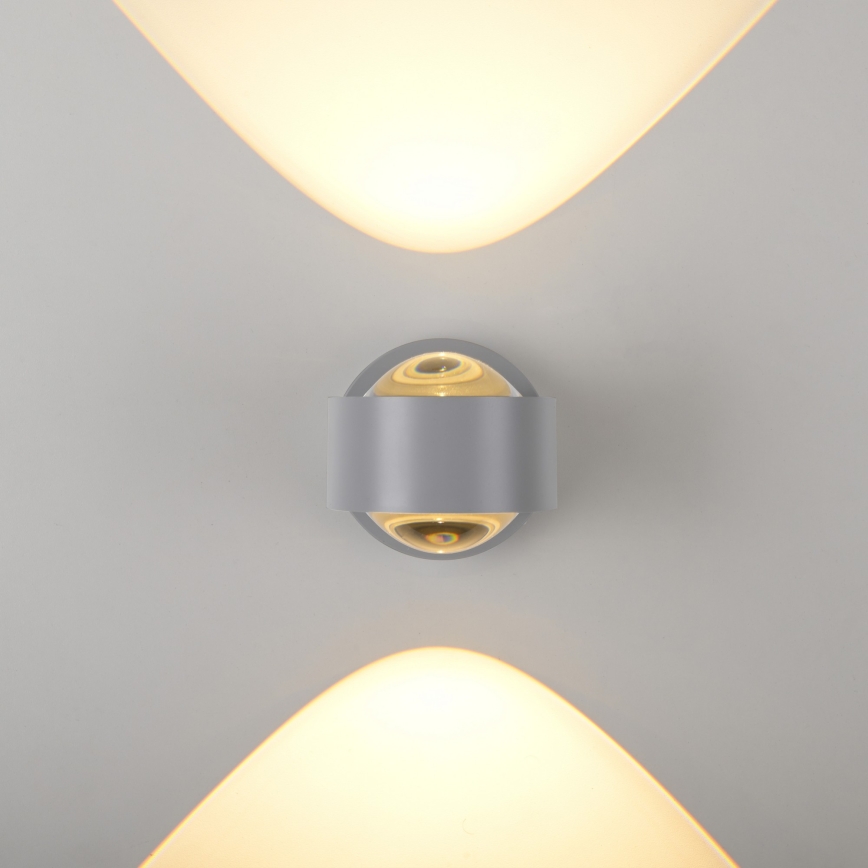 Schöner Wohnen 19331-21 - Lampada da parete LED CHIA 2xLED/2W/230V antracite