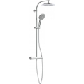 Schütte 60046 - Set doccia con miscelatore termostatico MADURA FRESH, cromato lucido