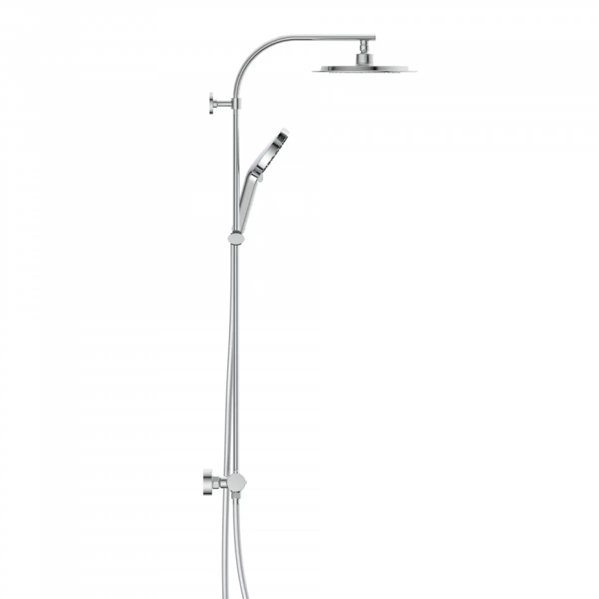 Schütte 60046 - Set doccia con miscelatore termostatico MADURA FRESH, cromato lucido