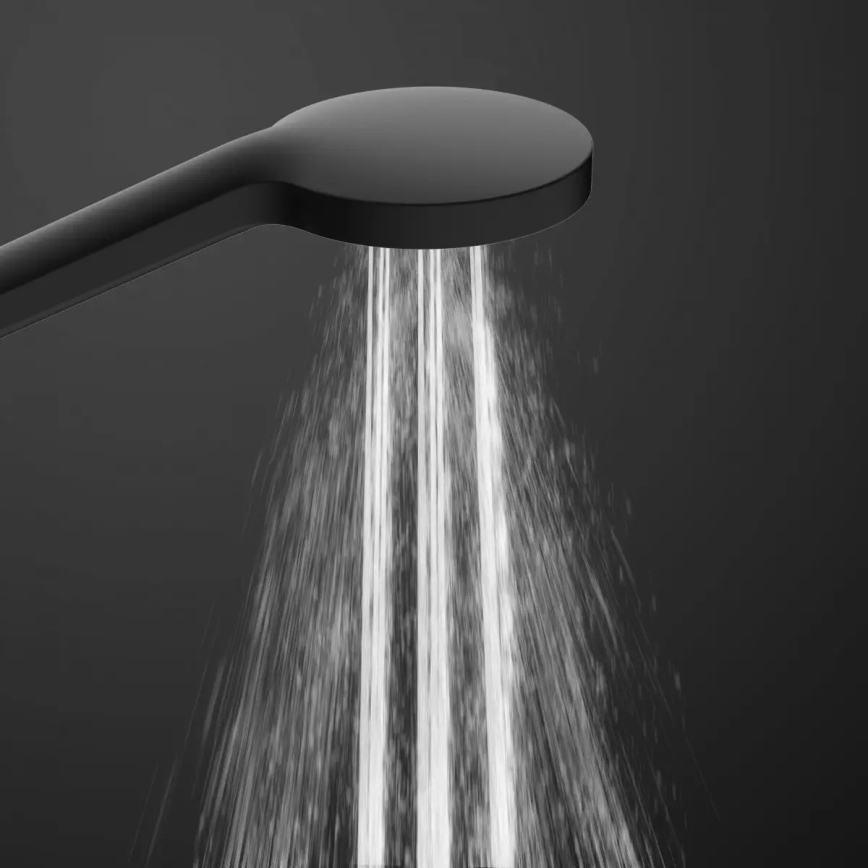 Schütte 60076 - Set doccia con miscelatore termostatico MADURA FRESH nero