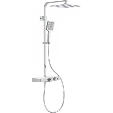 Schütte 60530 - Set doccia con miscelatore termostatico OCEAN, cromo lucido